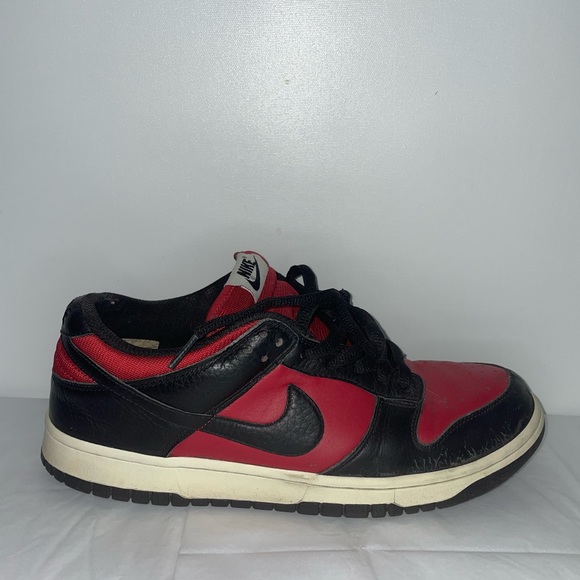 Nike Dunk Low varsity red black (2010) no box rare collection shoes - Picture 14 of 16